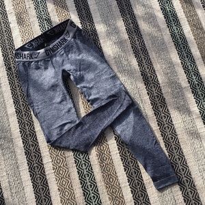 GymShark Flex Leggings - Charcoal/Teal